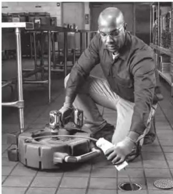 RIDGID FlexShaft K9102 - Abbildung 12 – Allgemeine Bedienschritte - 2