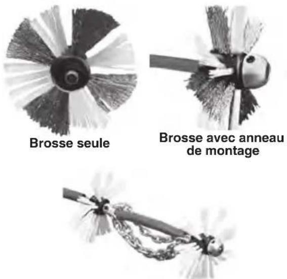 RIDGID FlexShaft K9306 - Montage des brosses - 1