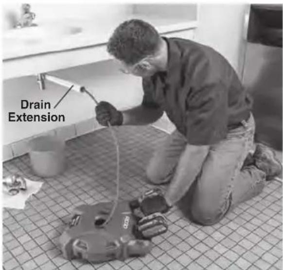RIDGID FlexShaft K912 - Always wear safety glasses and other appropriate protective equipment when setting up your Drain Cleaning Machine. - 3