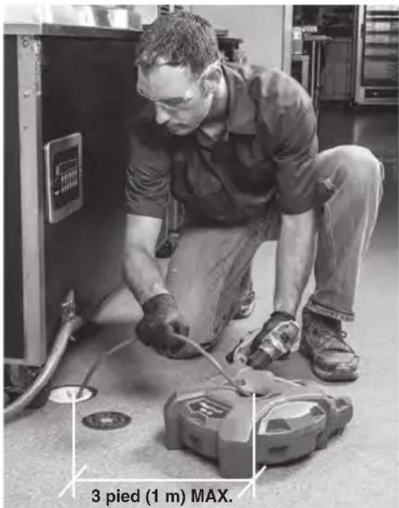 RIDGID FlexShaft K912 - AVIS IMPORTANT Ne laissez jamais une chaine de curage en rotation heurter la tête ou le câble de la caméra. Cela pourrait les endommager. - 1