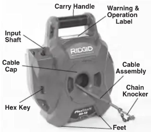RIDGID FlexShaft K912 - Description - 1
