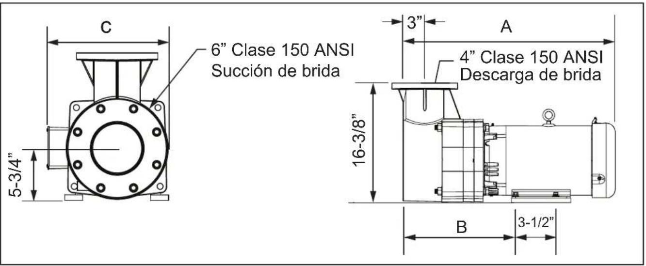 Jandy JCP071BDN - Sección 9. Dimensiones del producto - 1