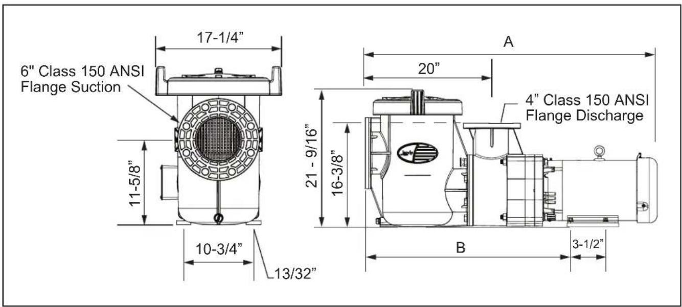 Jandy JCP073ATS - Section 9. Product Dimensions - 2