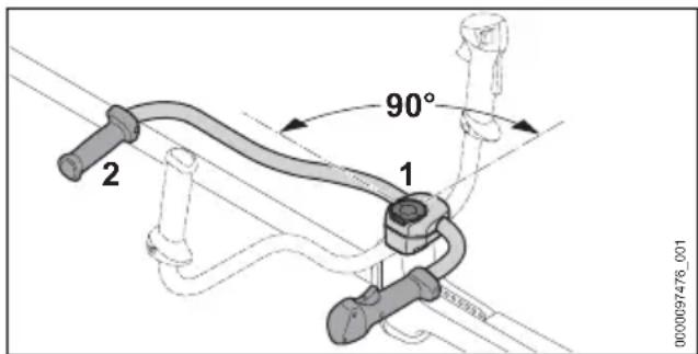 STIHL FS 361 CM - Rangement de la débroussailleuse - 1