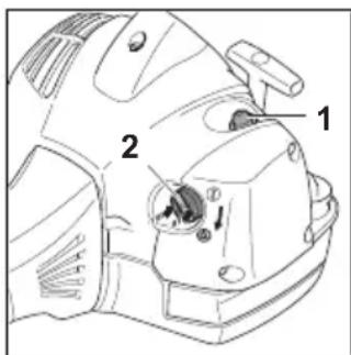 STIHL FS 361 CM - Mise en route du moteur - 1