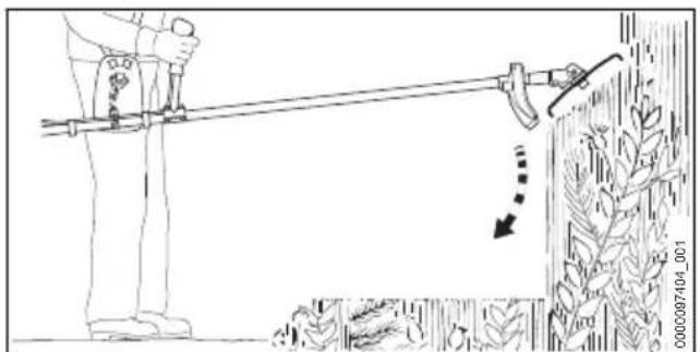 STIHL FS 361 CM - Dépressage avec un couteau à taillis ou un couteau de broyage - 1