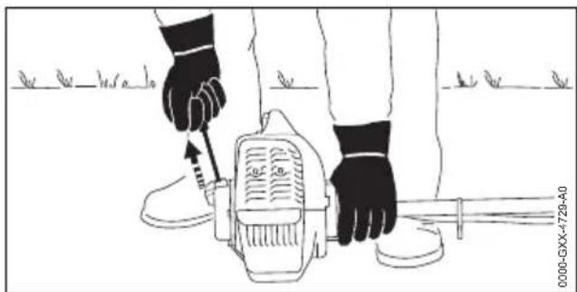 STIHL FS 361 CM - Motor starten - 2