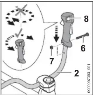 STIHL FS 461 CM - Zweihandgriff anbauen - 2