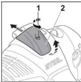 STIHL FS 461 CM - Zündkerze reinigen - 1