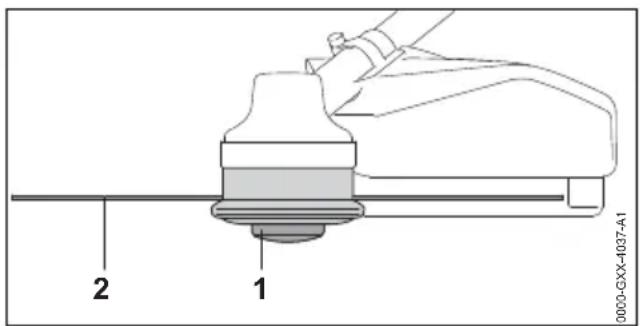 STIHL FS 461 CM - Mähfäden an Mähköpfen AutoCut nachstellen - 1