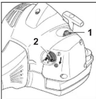 STIHL FS 461 CM - Avviare il motore - 1