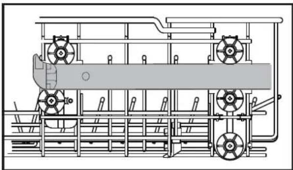 COMFEE CS14EFSBK1RCM - Panier supérieur réglable - 2