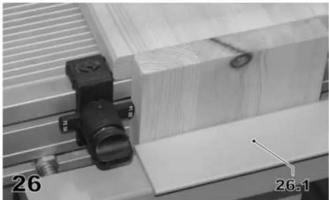 FESTOOL VS 600 GE - a) Einsetzen der Schablone (SZ0 14 S bzw. SZ0 20 S) und Befestigen eines Splitterschutzes - 1