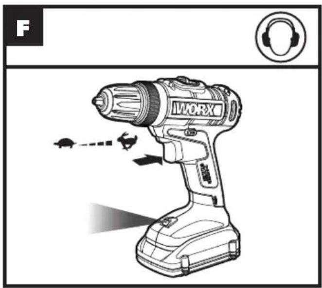 WORX WX956L - 20V Cordless Drill Driver EN - 6