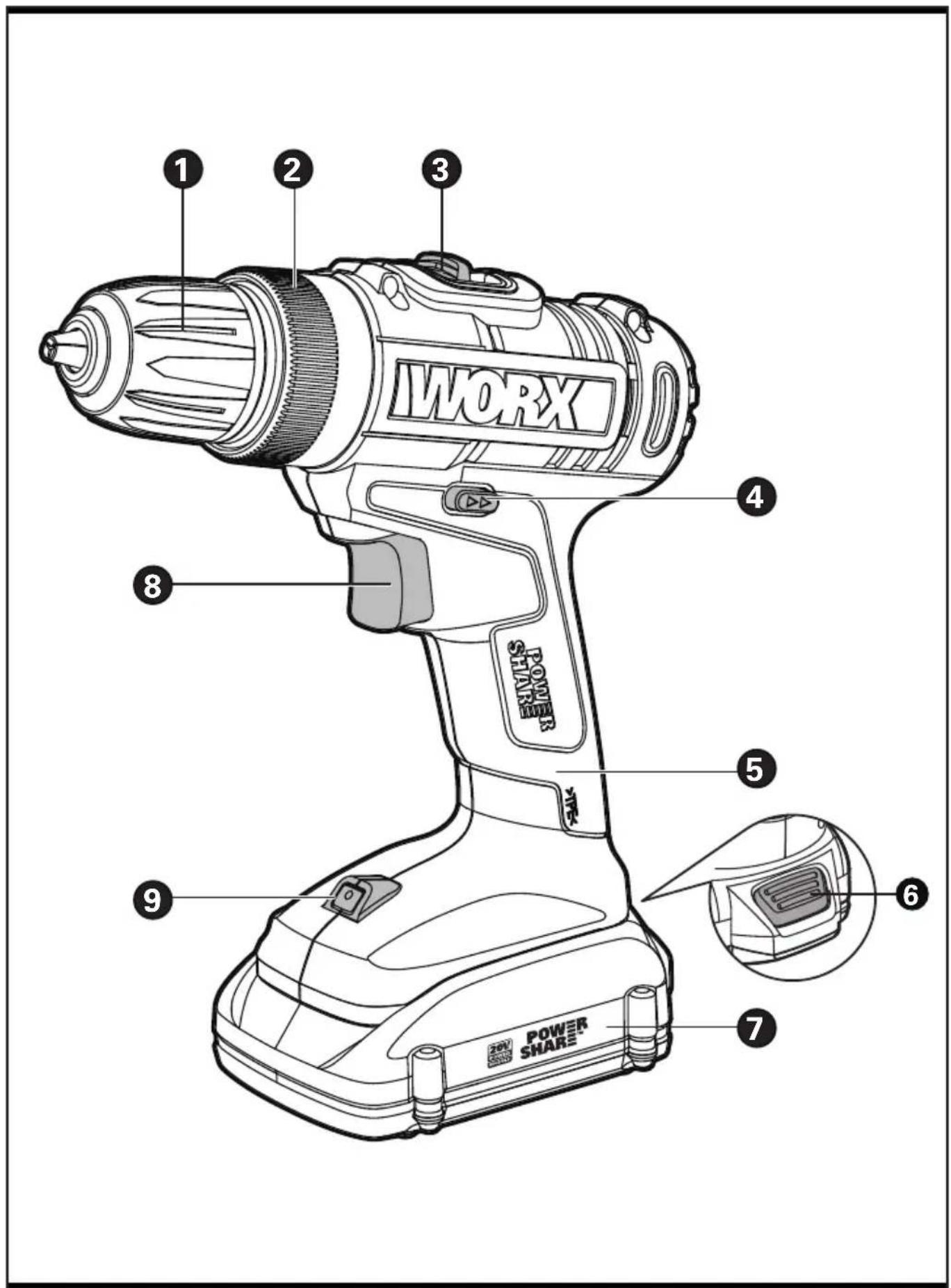 WORX WX956L - Call②recycle® - 1
