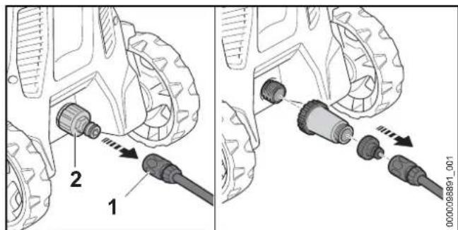 STIHL RE 80 - An eine Wasserquelle anschließen - 1