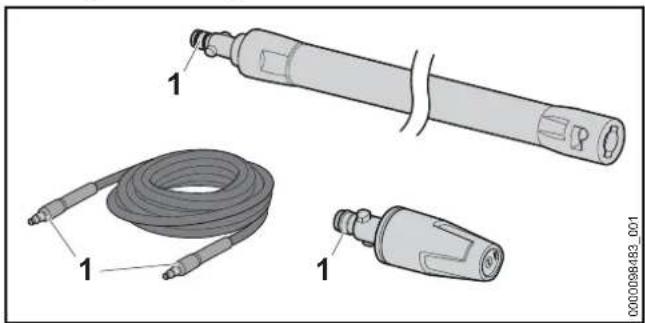 STIHL RE 80 - Ingrassare le guarnizioni - 1