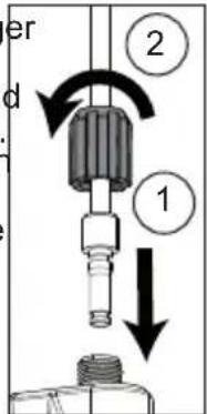 MILWAUKEE M12 252821G2 - Connecting the Spray Wand to the Trigger Handle - 1
