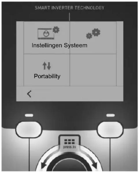 GYS Auto E1 - Algemene menu - 1