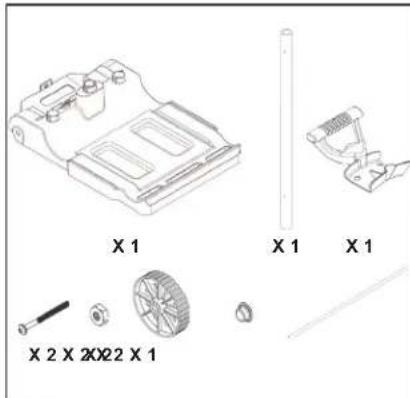 HAYWARD SharkVac XL Pilot - INSTRUCTIES VOOR HET KARRETJE - ZIE SCHEMA - 1