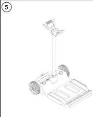 HAYWARD SharkVac XL Pilot - CADDY CART INSTRUCTIONS - SEE DIAGRAM - 6