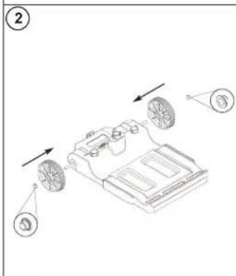 HAYWARD SharkVac XL Pilot - CADDY CART INSTRUCTIONS - SEE DIAGRAM - 3