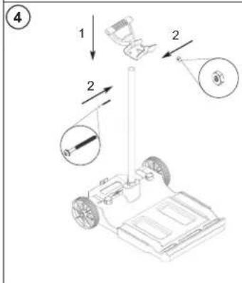 HAYWARD SharkVac XL Pilot - CADDY CART INSTRUCTIONS - SEE DIAGRAM - 5