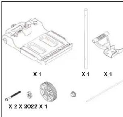 HAYWARD SharkVac XL Pilot - CADDY CART INSTRUCTIONS - SEE DIAGRAM - 1