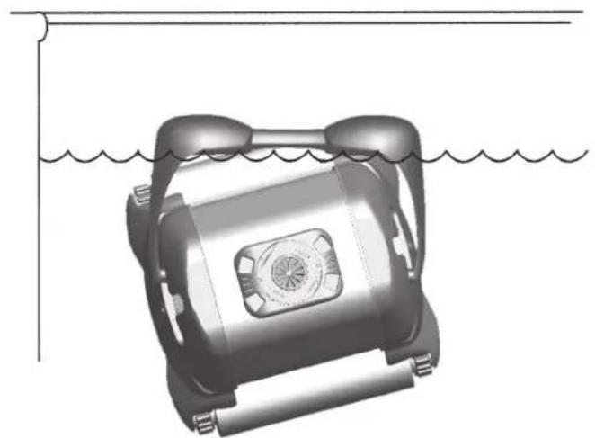 HAYWARD TigerShark QC - NO ENTRE EN LA PISCINA DURANTE EL FUNCIONAMIENTO DEL TigerShark. - 1