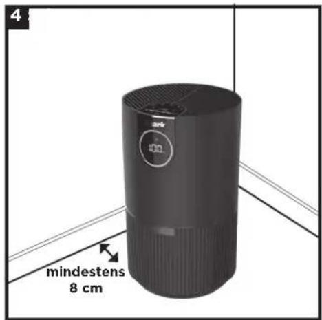 4 mindestens 8 cm