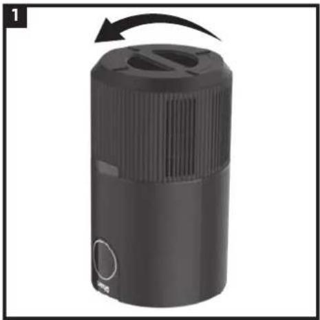 Fjern filter fra plastemballasjen