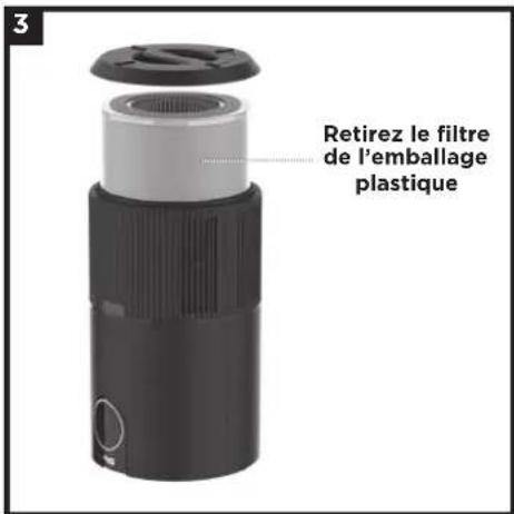 SHARK HP100EU - TOUCHES DU PANNEAU DE COMMANDE SUPÉRIEUR - 3