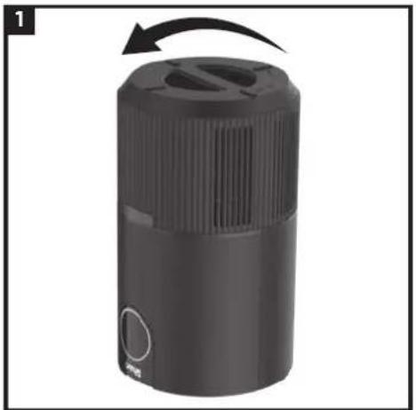 Haal de filter uit de plastic verpakking