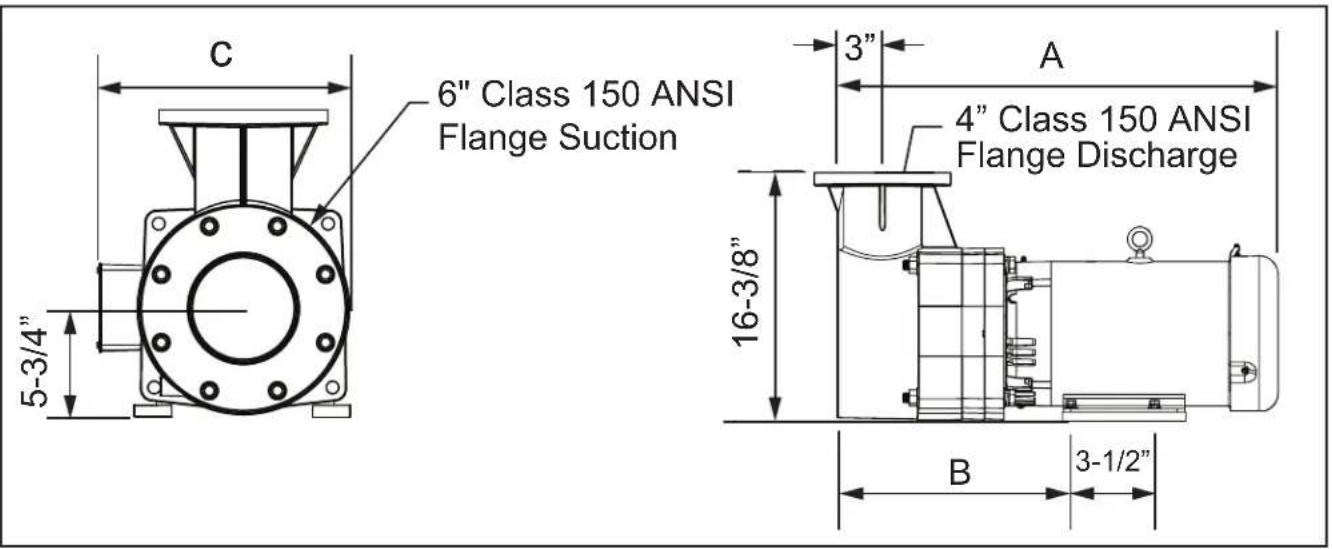 Jandy JCP153ATS - Section 9. Product Dimensions - 1