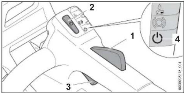 STIHL MSA 220 TCO - Mise en marche de la tronçonneuse - 1