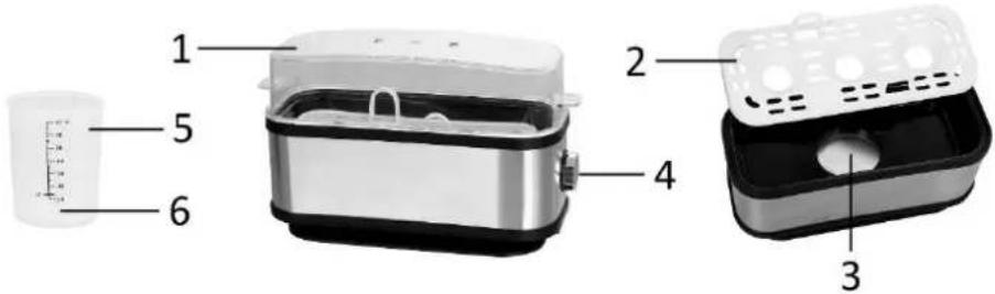 Emerio EB125167.1 - Description des pièces - 1