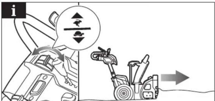 Diagram illustrating vehicle gear movement with directional arrows and a warning sign in Chinese