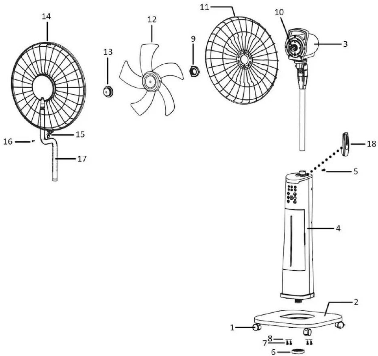 Emerio MIS123774.1 - DESCRIPTION DES PIÈCES ET ASSEMBLAGE - 1