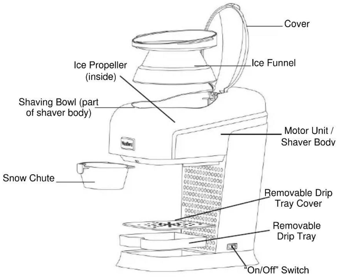 WestBend Platinum Snow Ball Machine 65042 - To prevent personal injury or property damage, read and follow all instructions and warnings. - 1