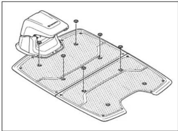 HUSQVARNA CEORA RZ 43M - Installation de la station de charge - 2