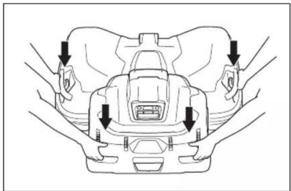 HUSQVARNA CEORA RZ 43M - Pour soulever le produit manuellement - 6
