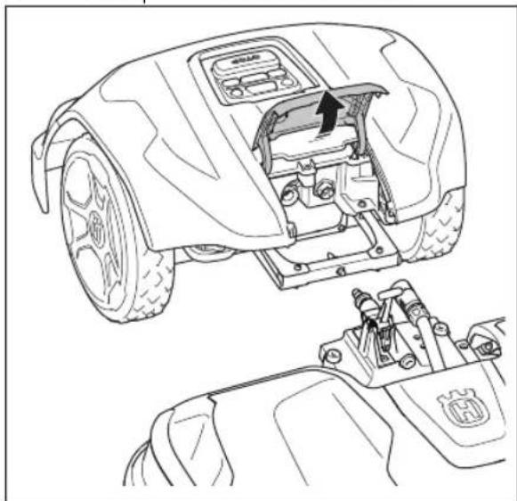 HUSQVARNA CEORA RZ 43M - Pour fixer le carter de coupe - 1