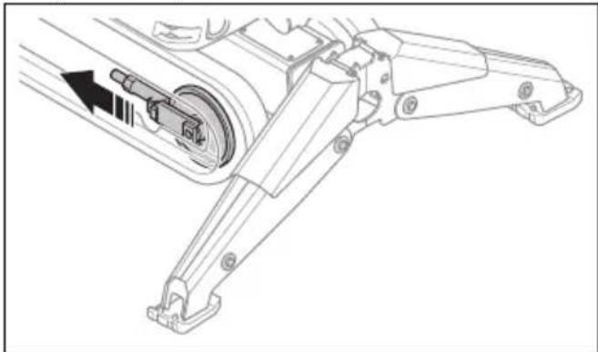 HUSQVARNA CEORA 544 EPOS - Rupsbanden verwijderen en monteren (DXR 275, DXR 305, DXR 315) - 2