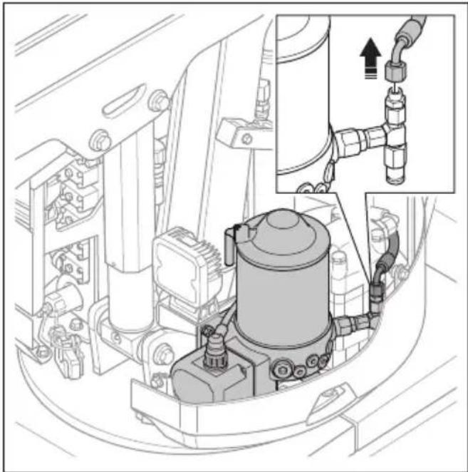HUSQVARNA CEORA 544 EPOS - To bleed the breaker grease pump (DXR 95) - 2