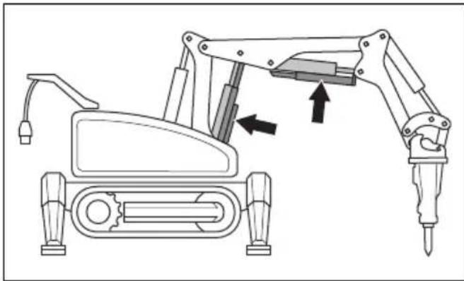 HUSQVARNA CEORA 544 EPOS - Protège-cylindres (DXR 145, DXR 275, DXR 305, DXR 315) - 1