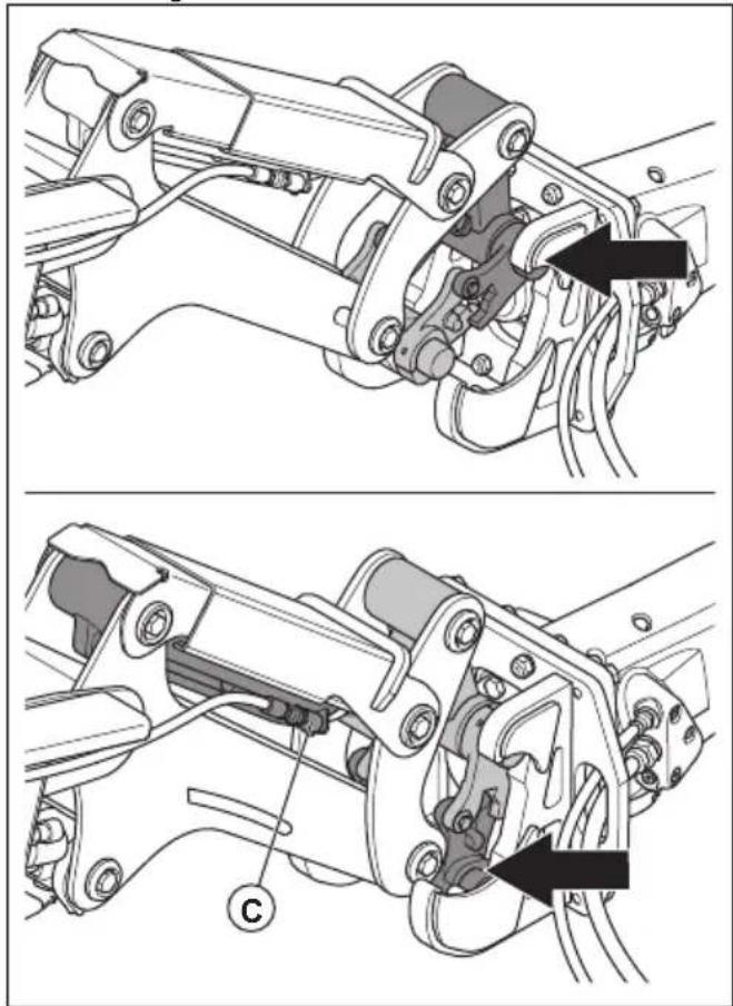 HUSQVARNA CEORA 544 EPOS - So montieren und demontieren Sie die Werkzeuge am Gerät (DXR 145, DXR 275, DXR 305, DXR 315) - 4