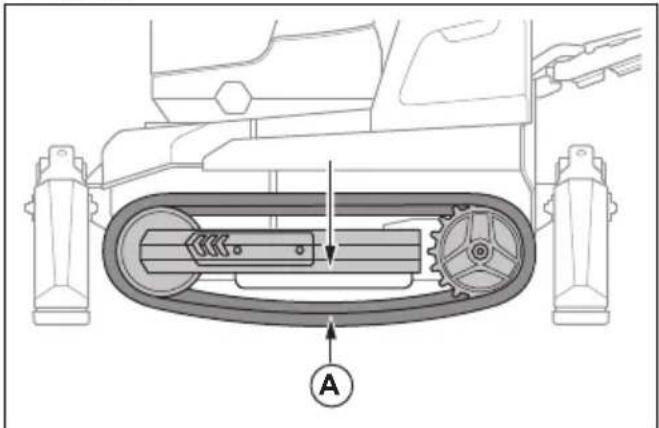 HUSQVARNA CEORA 544 EPOS - Contrôle de la tension des chenilles (DXR 95) - 2