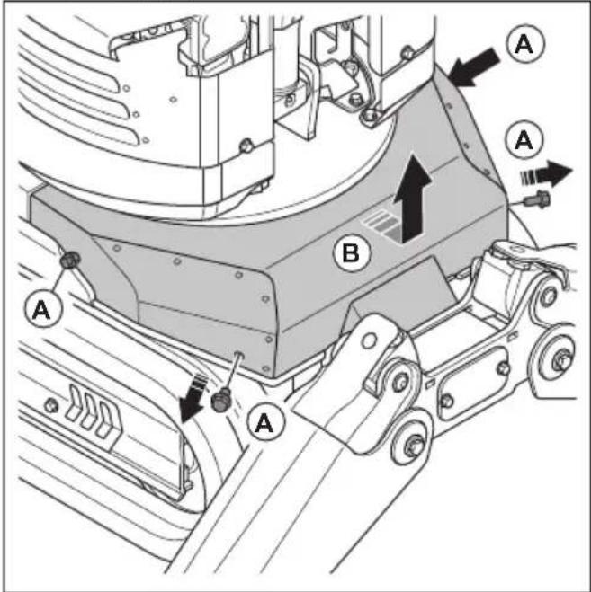 HUSQVARNA CEORA 544 EPOS - So füllen Sie das Hydrauliköl ein (DXR 95) - 3