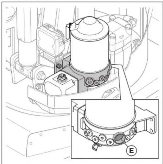 HUSQVARNA CEORA 544 EPOS - To bleed the breaker grease pump (DXR 95) - 4
