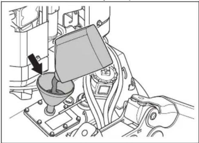 HUSQVARNA CEORA 544 EPOS - Appoint d'huile hydraulique (DXR 95) - 5